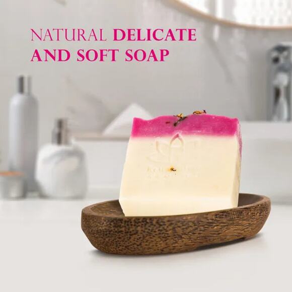 Natural Soap Bar with Kaolin Clay and Rose Water - Picture 9 of 10